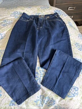 Versace Straight-Leg Women's Jeans in Deep Blue Denim
